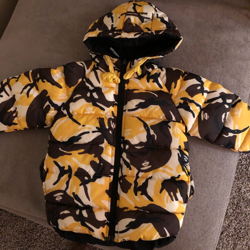 Child Bape Reversible Coat